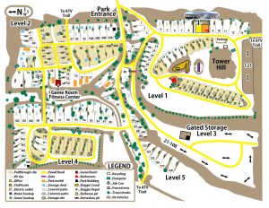 Cedar Cove RV Park Map | RV Campground Elephant Butte, NM